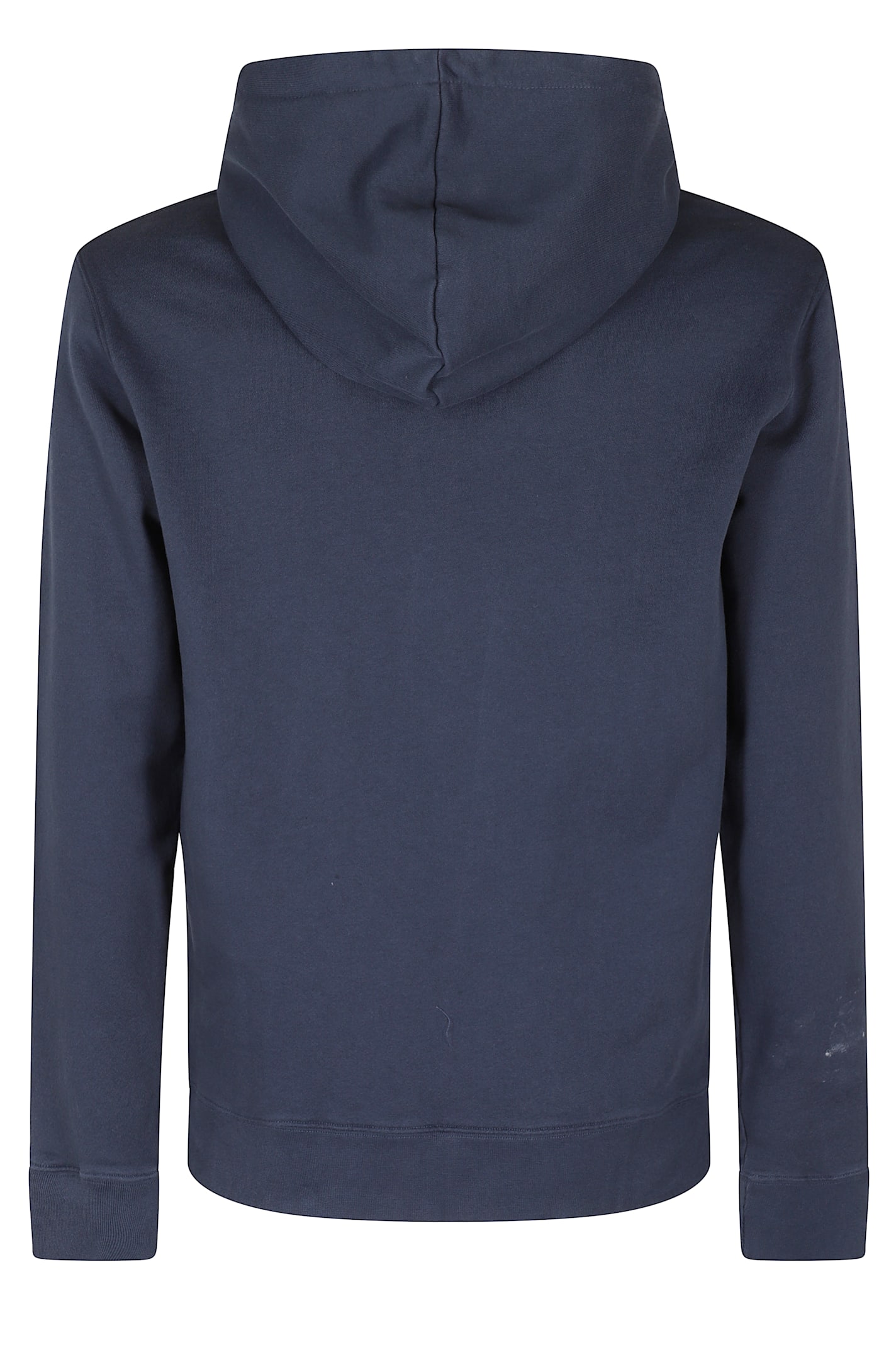 Maison Kitsuné Fox Head Patch Regular Hoodie Sweatshirt In Blue