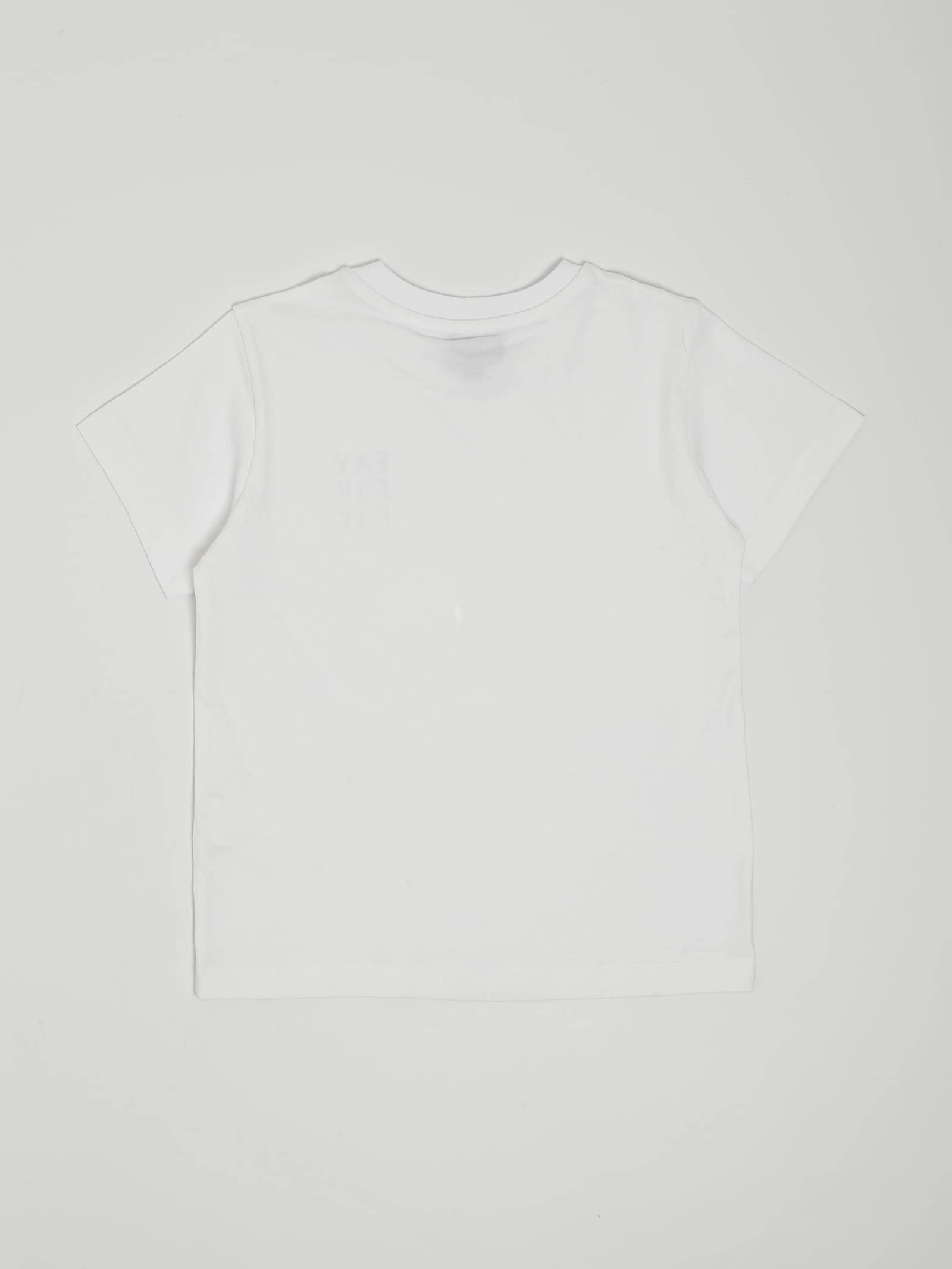 Shop Fay T-shirt T-shirt In Bianco