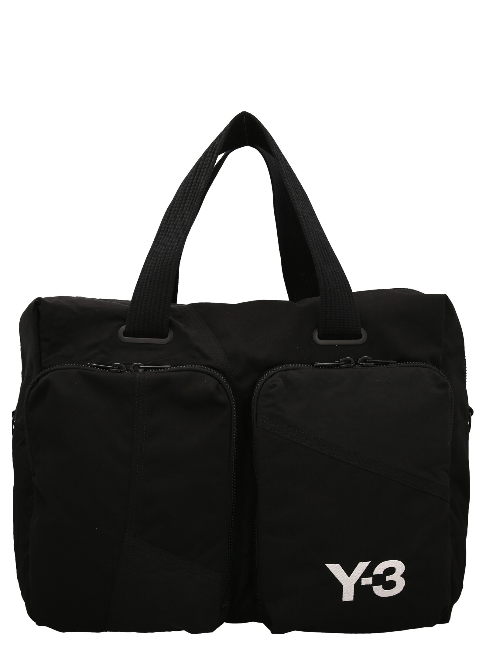 Y-3 Logo Embroidery Duffle Bag
