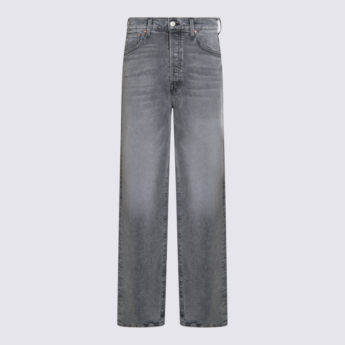 Grey Cotton Jeans