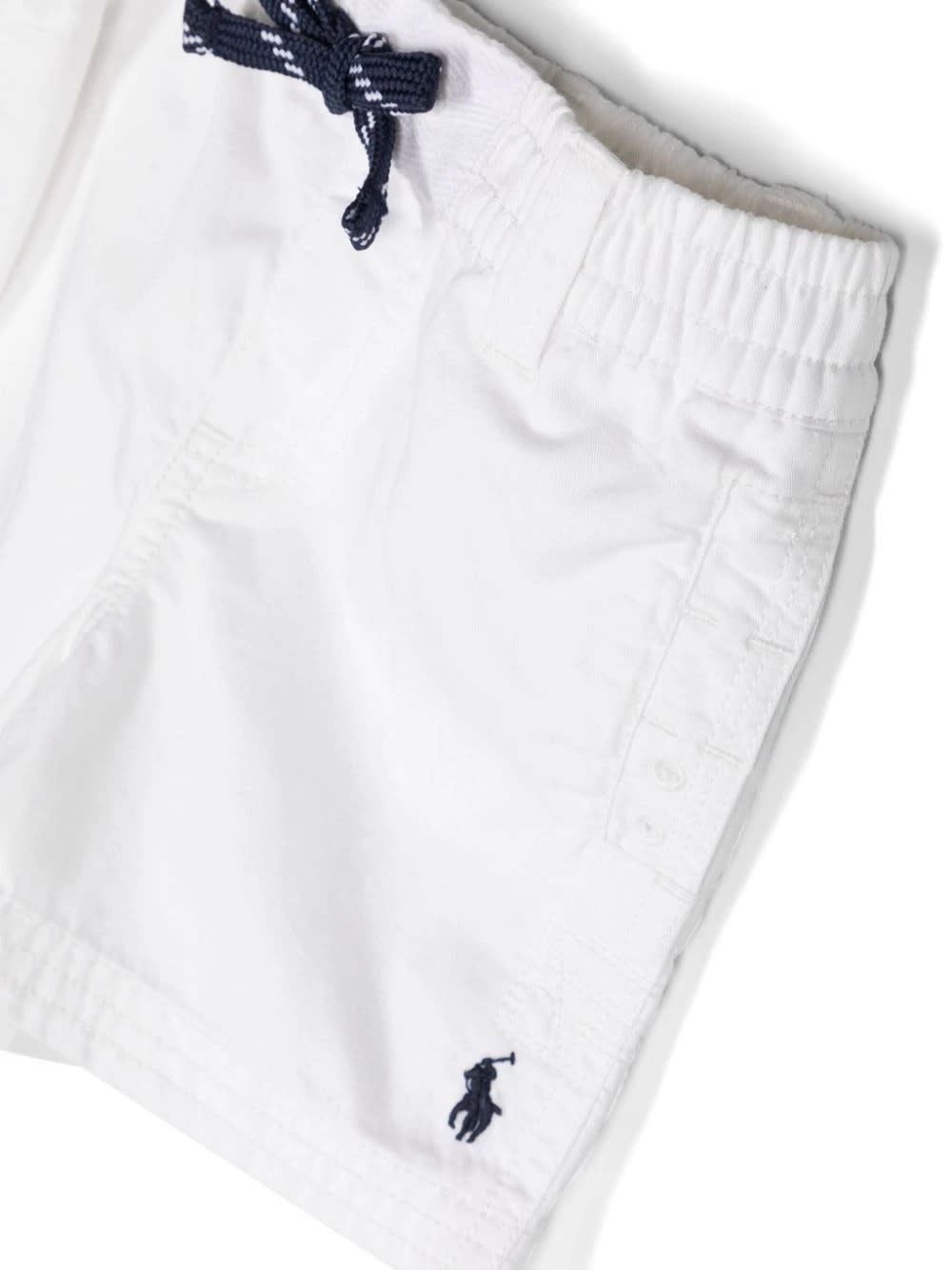 Shop Ralph Lauren White Cotton Chino Shorts