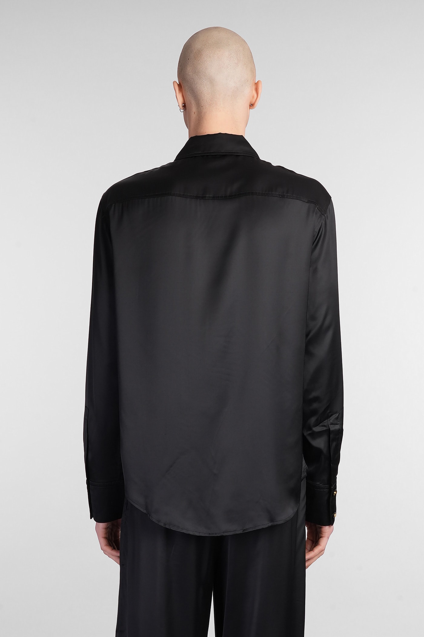 Marine Serre Shirt In Black Viscose