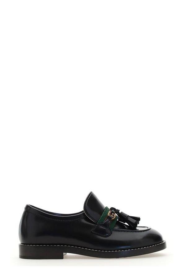 Gucci Round Toe Slip-on Loafers