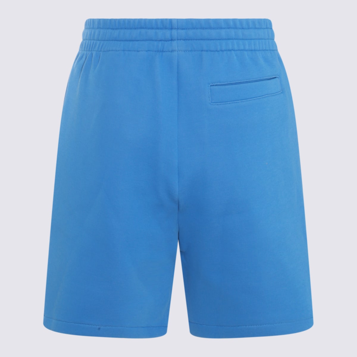 Shop Mackage Blue Cotton Shorts In Celestial Blue