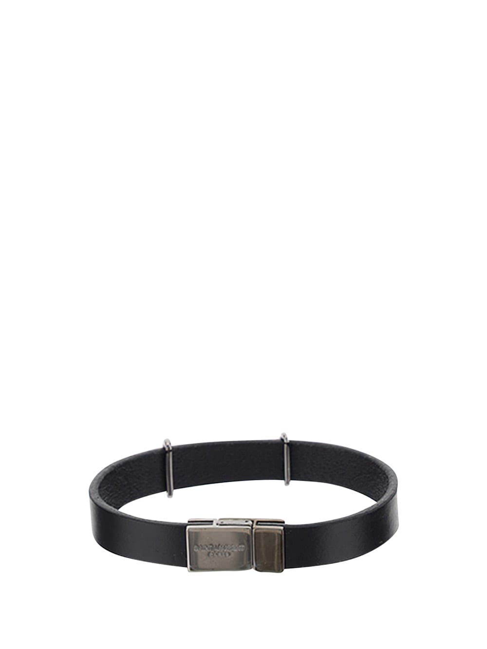 Saint Laurent Opyum Logo Plaque Bracelet In Nero