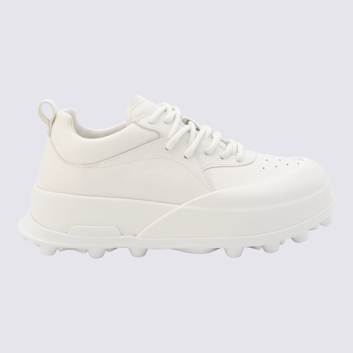 Porcelain Leather Orb Sneakers