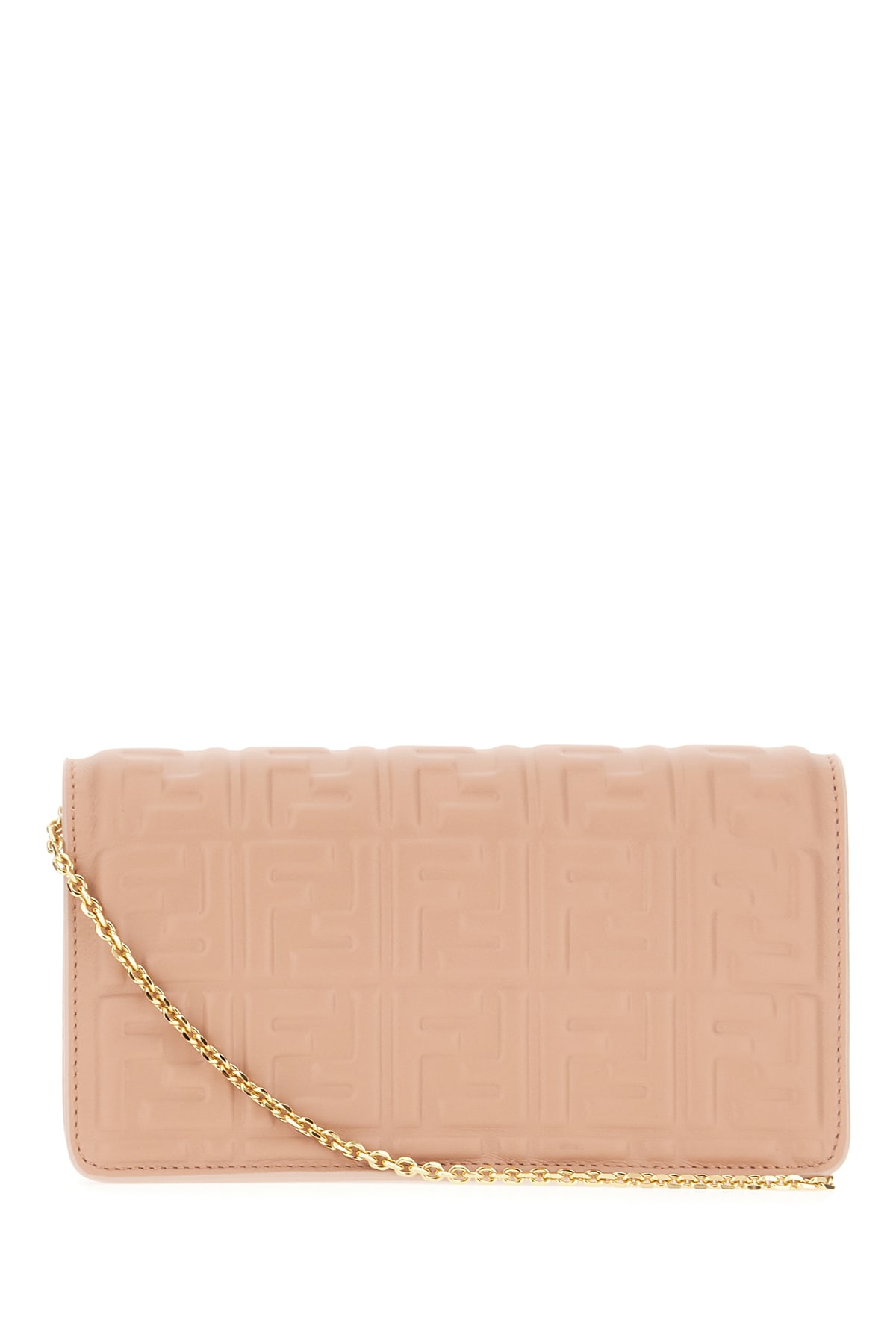 Fendi Pink Nappa Leather Wallet In Pink