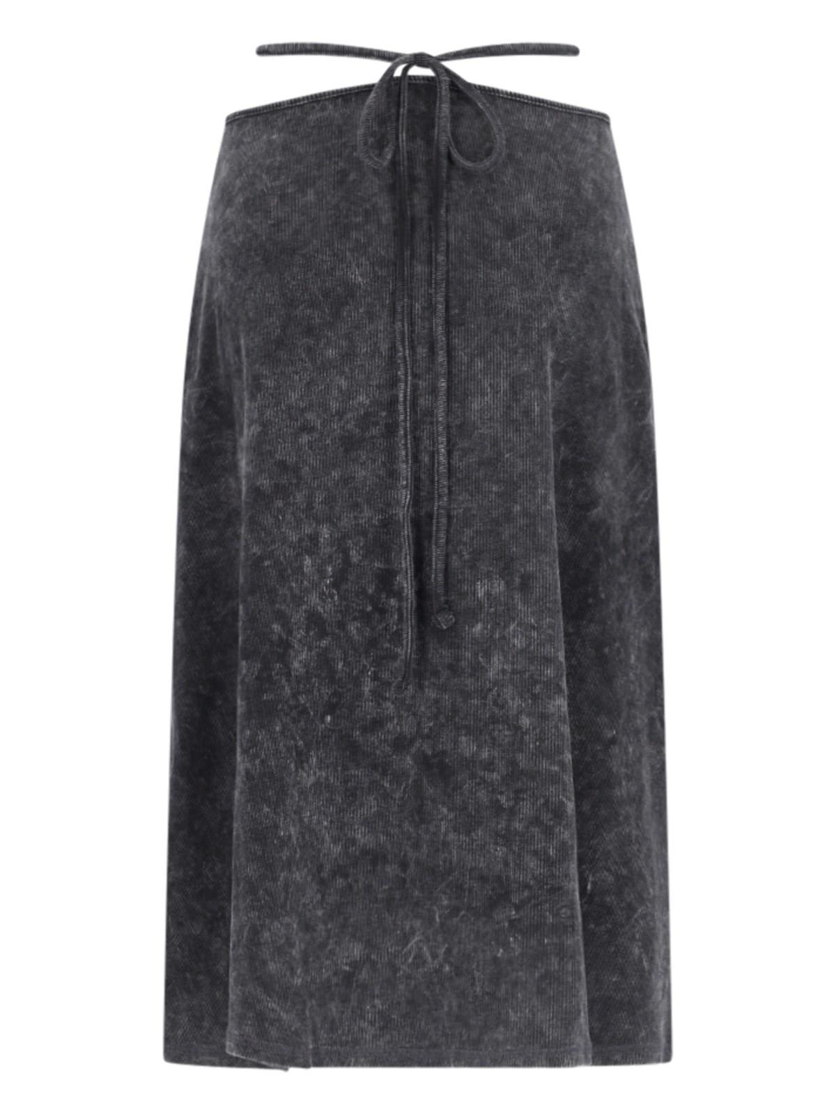 Shop Diesel O-rossi Flared Midi Skirt