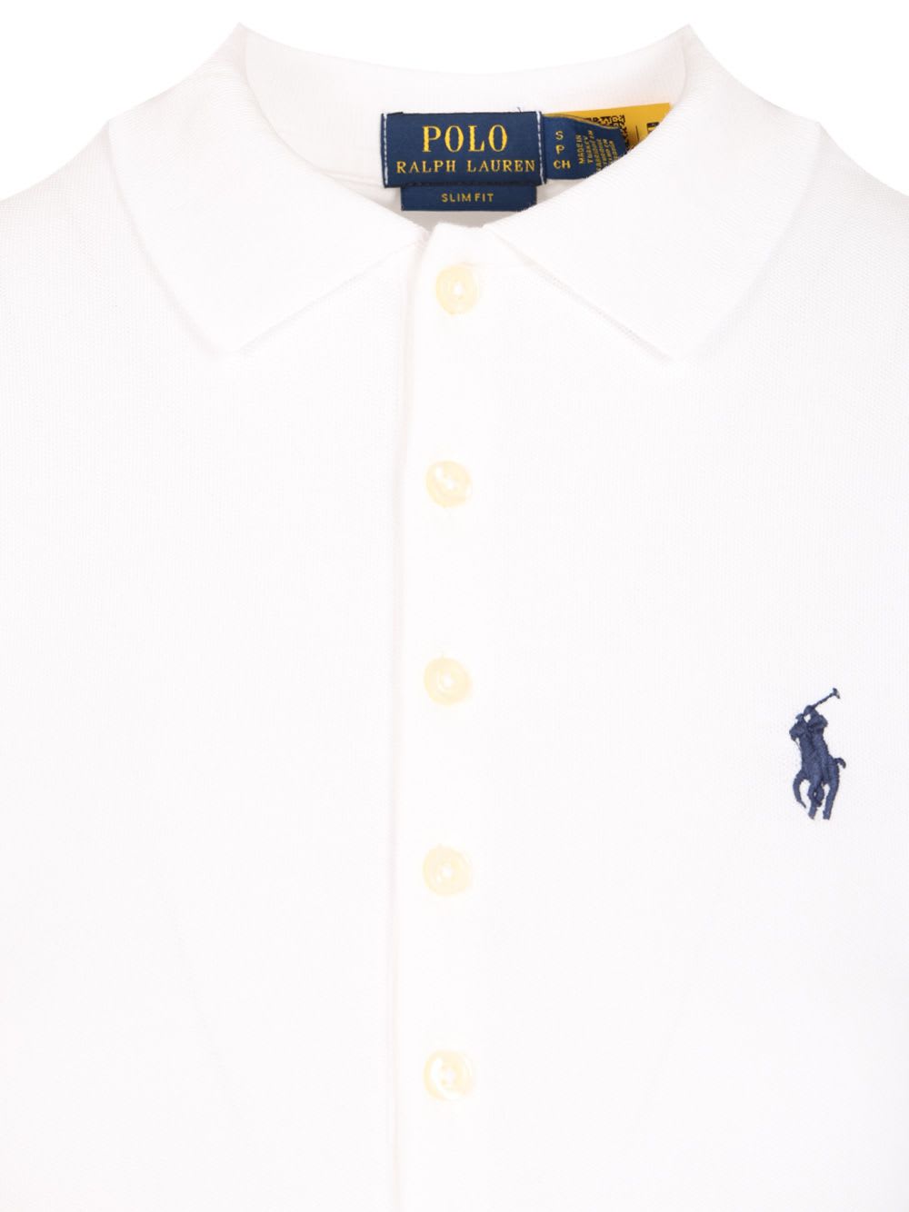 Polo Ralph Lauren Julie Polo-slim-short Sleeve-polo Shirt In White