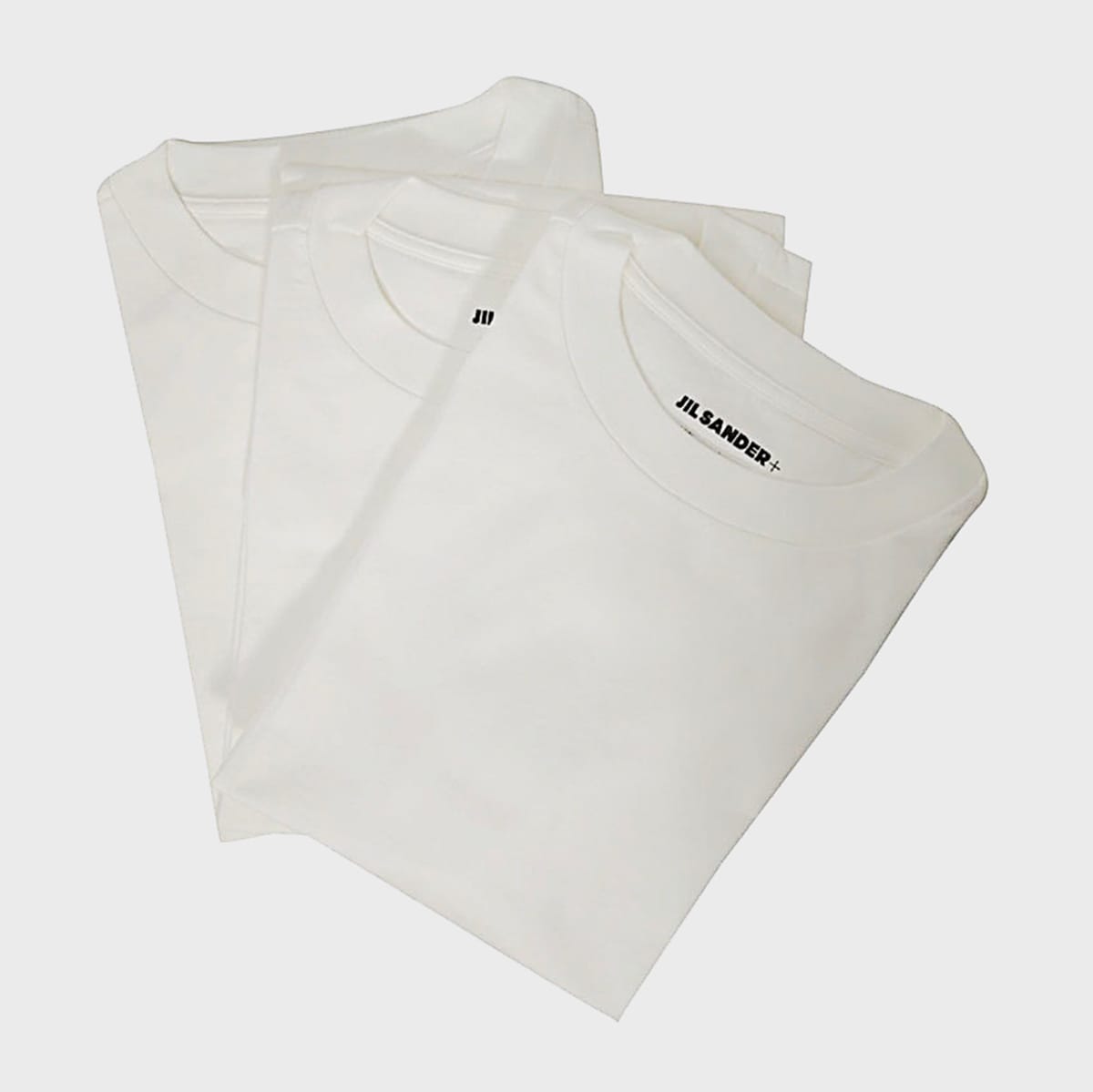 Shop Jil Sander White Cotton T-shirt Set