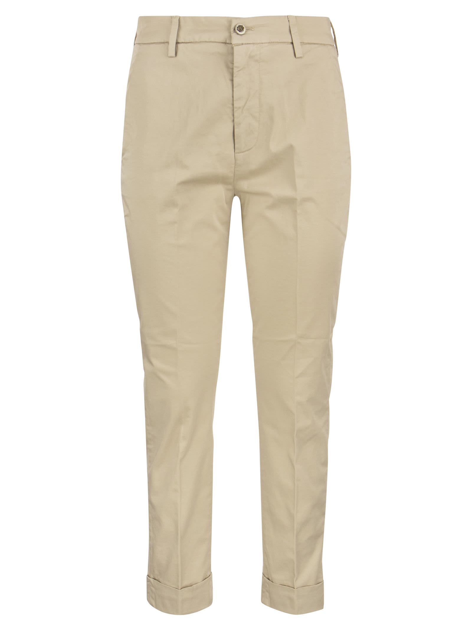 Erin - Slim Cotton Trousers