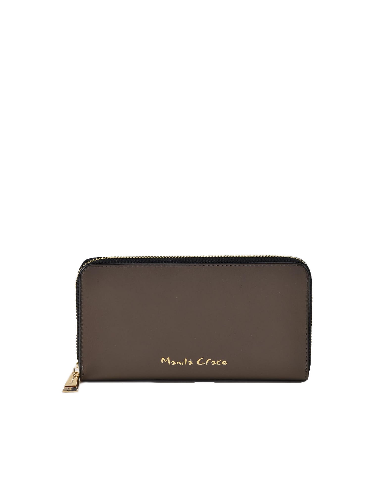 Manila Grace Womens Taupe Wallet
