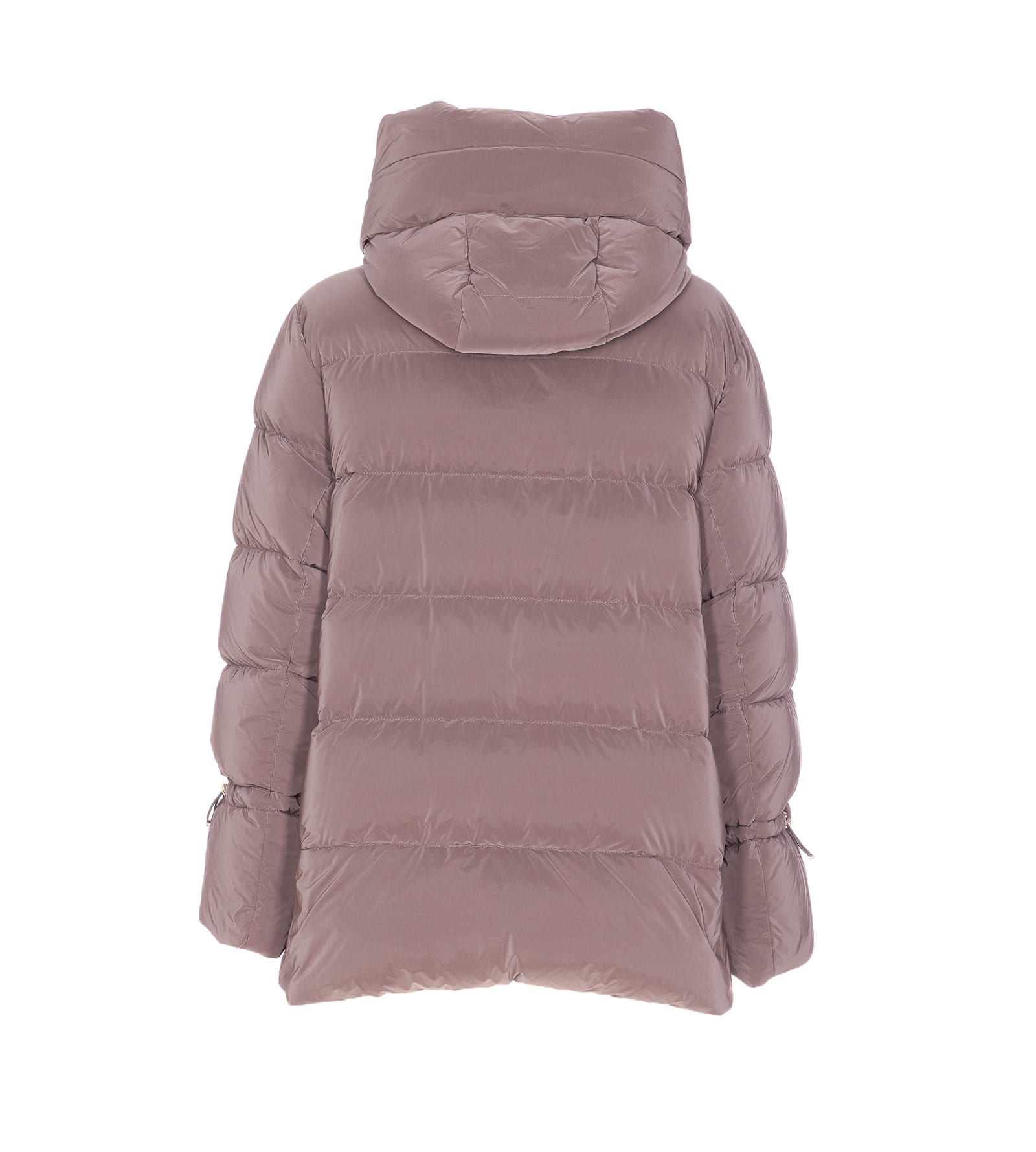 Moorer Gadia Hooded Puffer Jacket In Pink