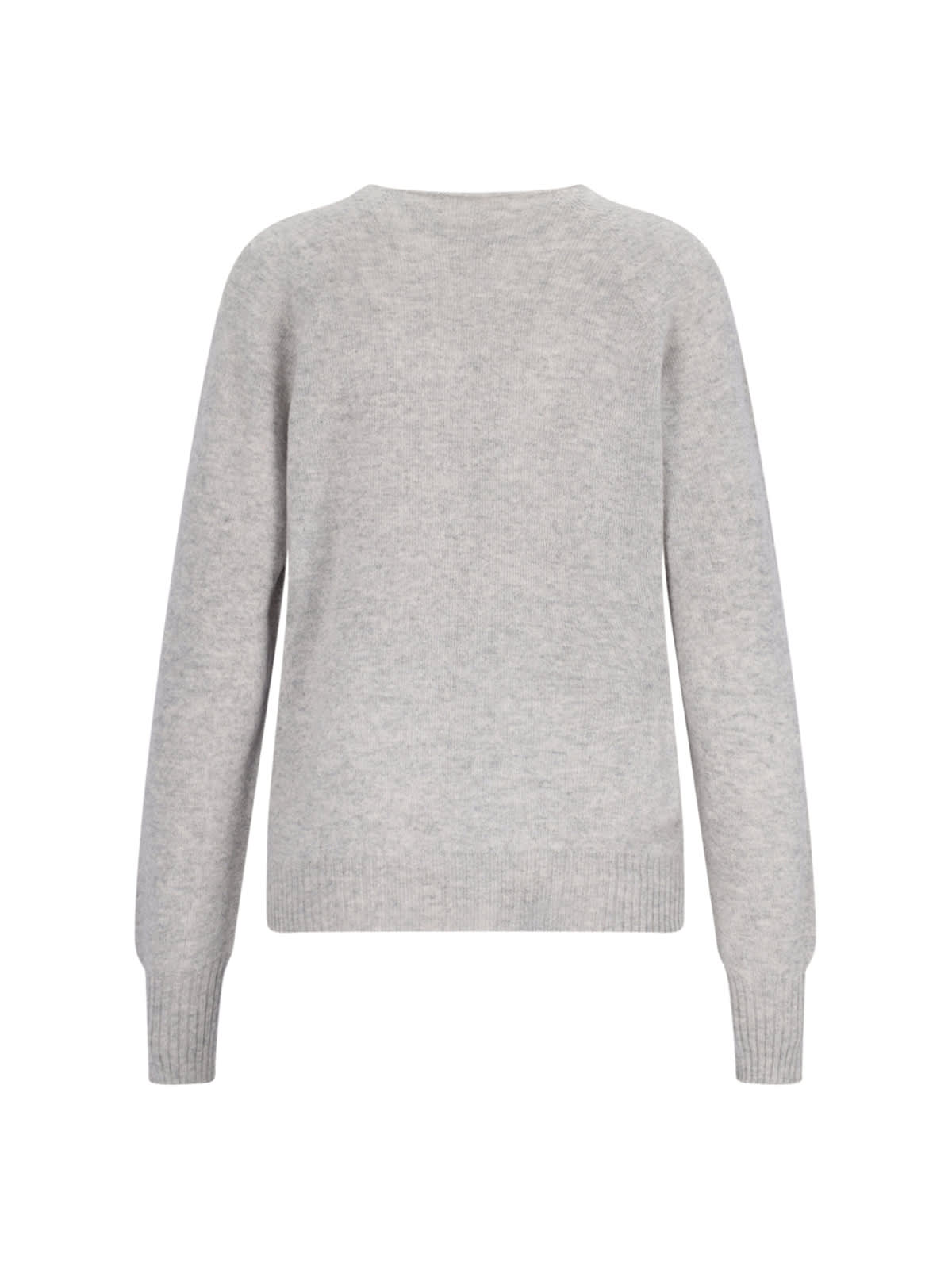 Shop Ma'ry'ya V-neck Sweater In Gray