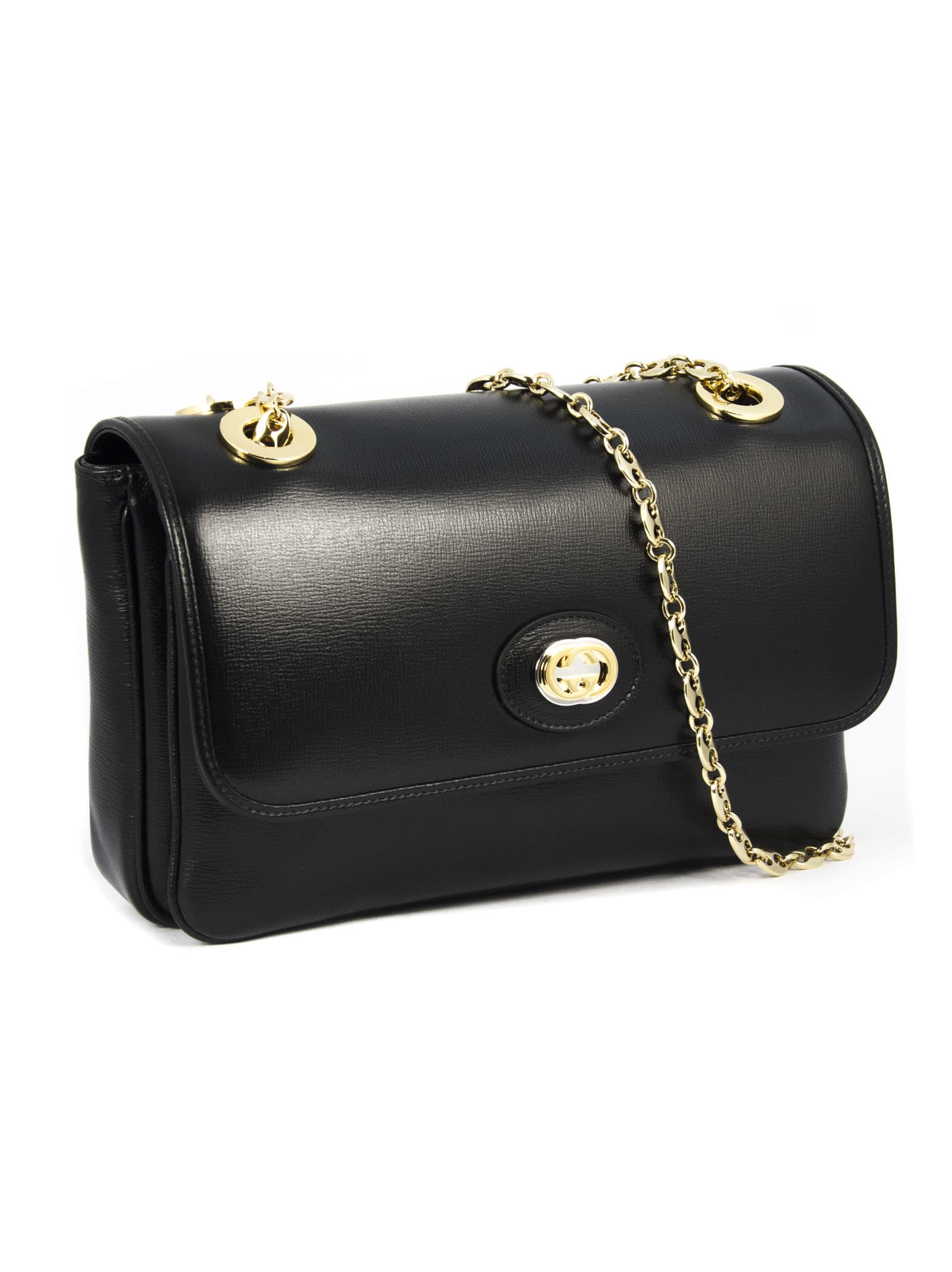 gucci black and silver bag