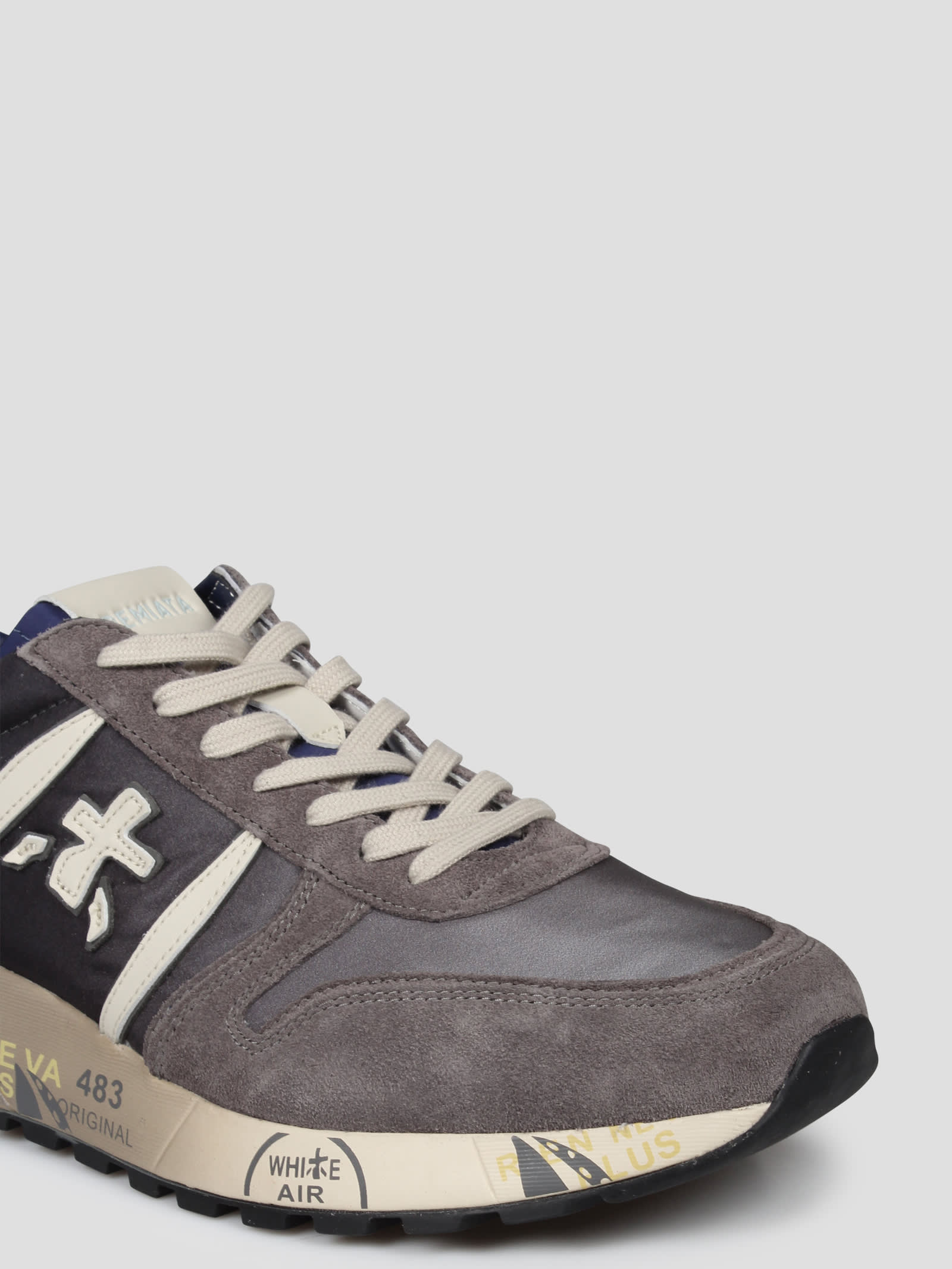 Shop Premiata Lander 6906 Sneakers In Grey