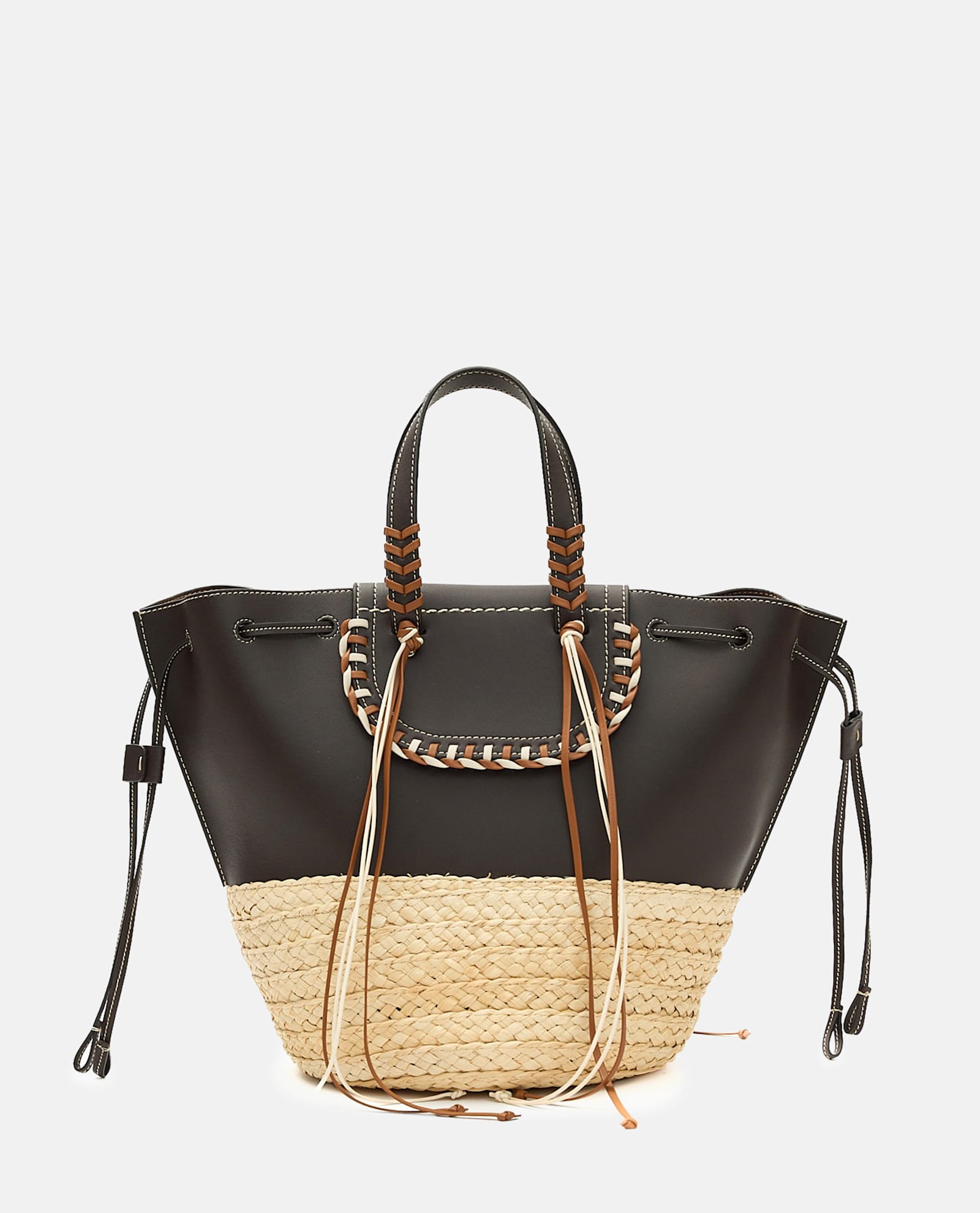 Cuba Lab Bolero Leather Tote Bag In Brown