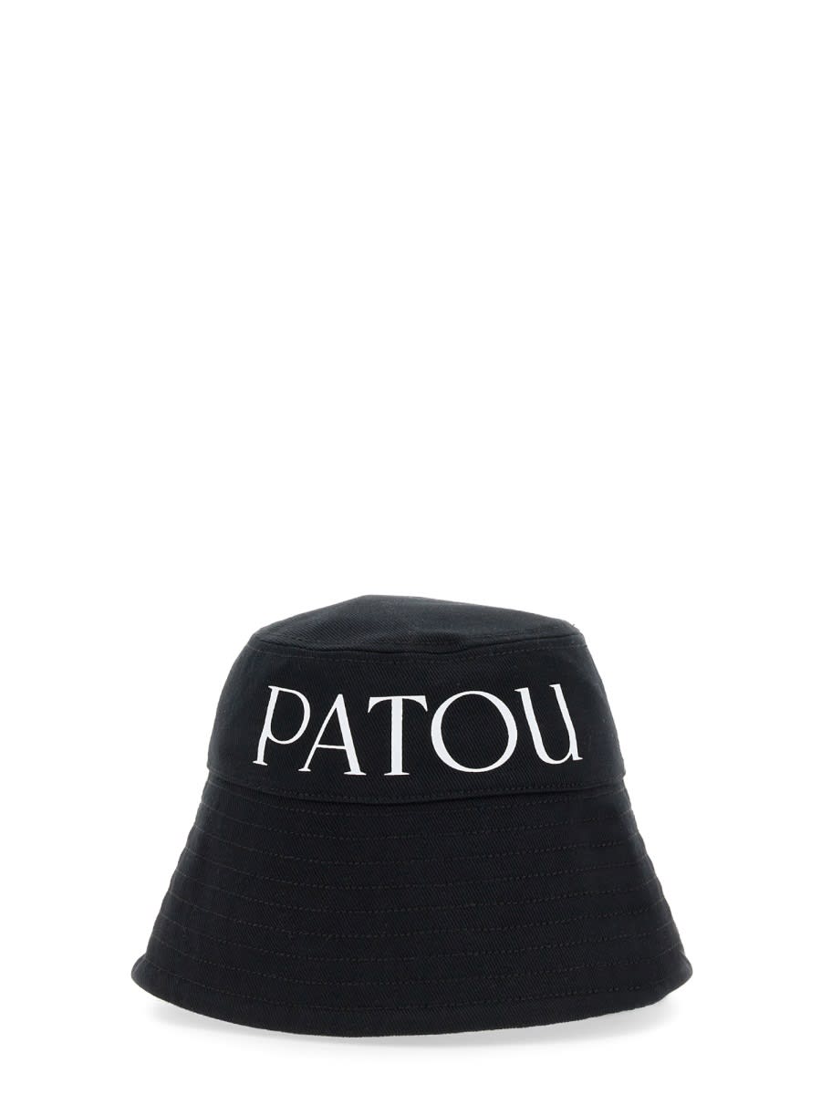 Shop Patou Logo Bucket Hat In Black