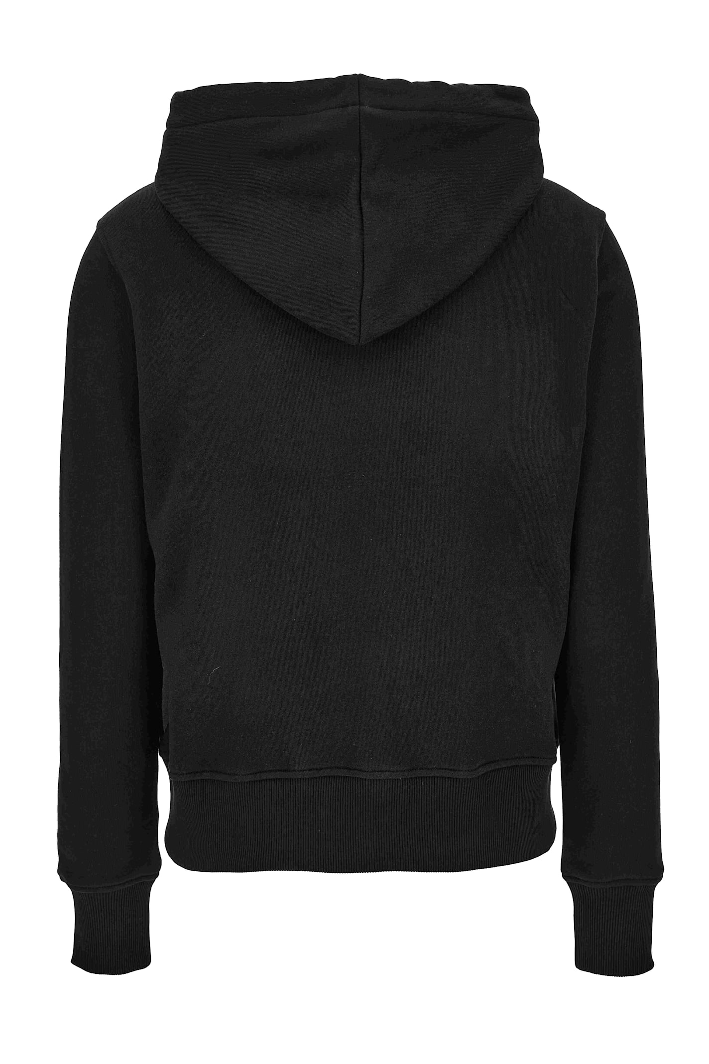 Shop Versace Jeans Couture Hoodie In Black