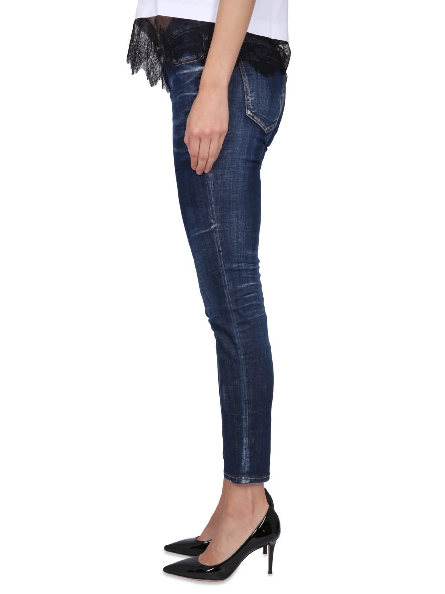 Shop Dsquared2 Jeans Jennifer In Blue