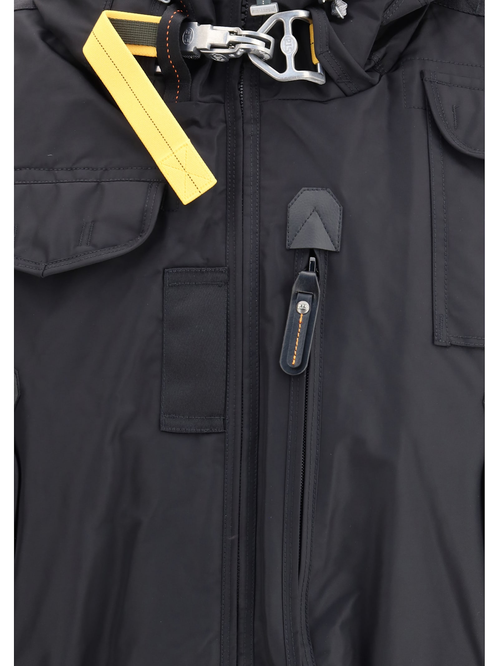 Parajumpers Men Nylon Jacket With Removable Padding In Gray