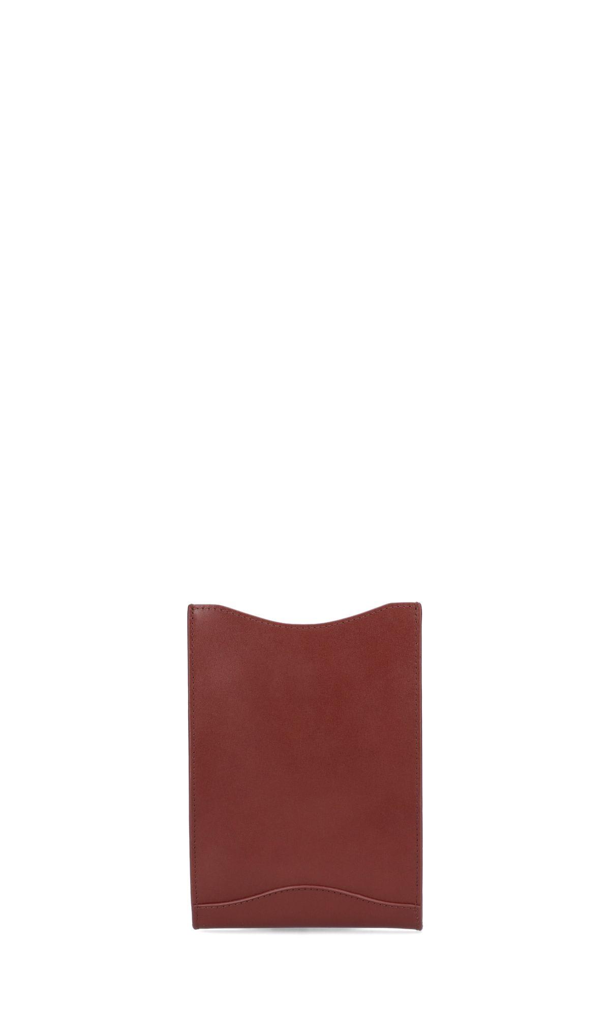 Shop Apc Jamie Neck Pouch In Brown