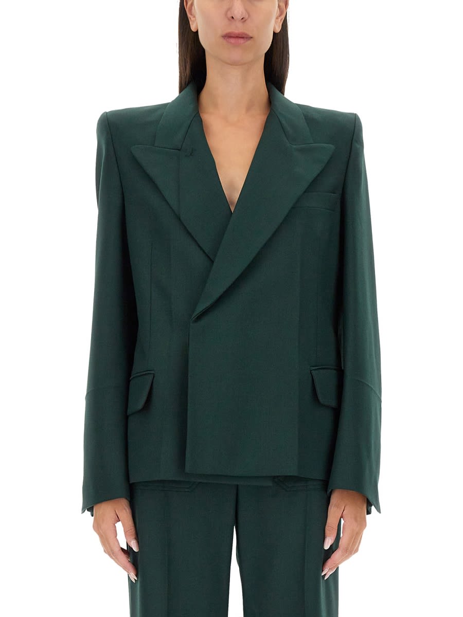 VICTORIA BECKHAM JACKET WITH POINTED SHOULDERS 