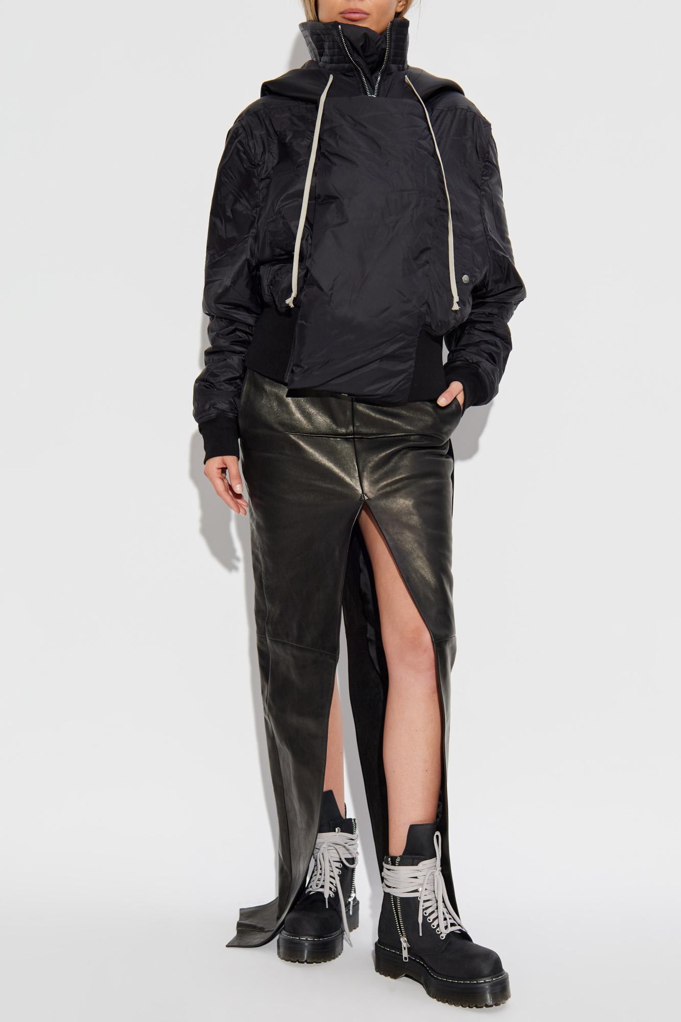 Drkshdw Rick Owens  Insulated Jacket Alice In Black