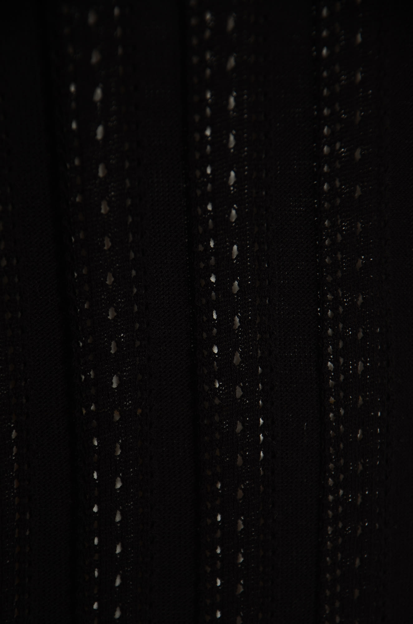 Shop Kangra Stripe Patterned Rib Trim Top In Black
