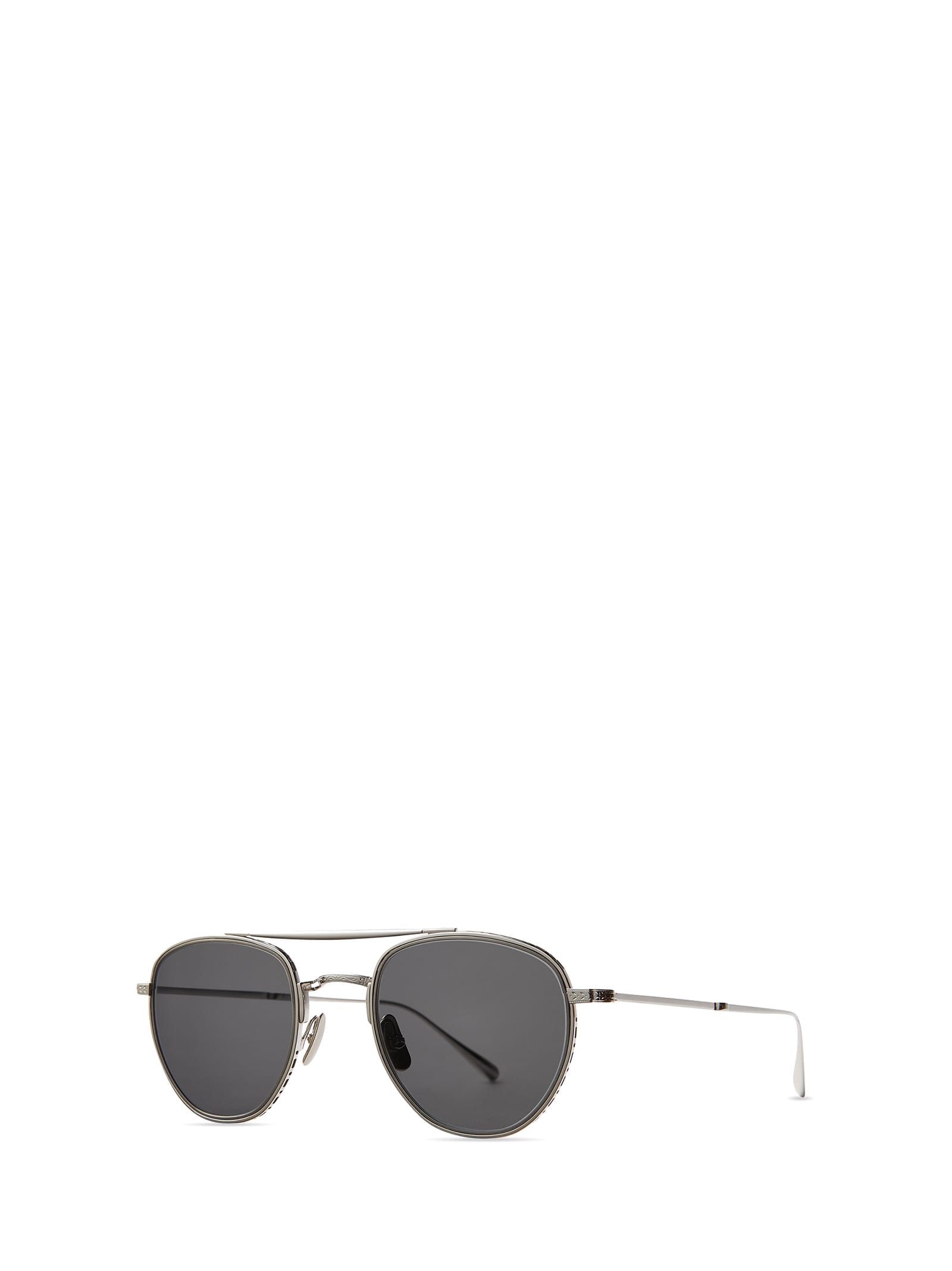 Shop Mr Leight Roku Ii S Platinum-pewter Sunglasses