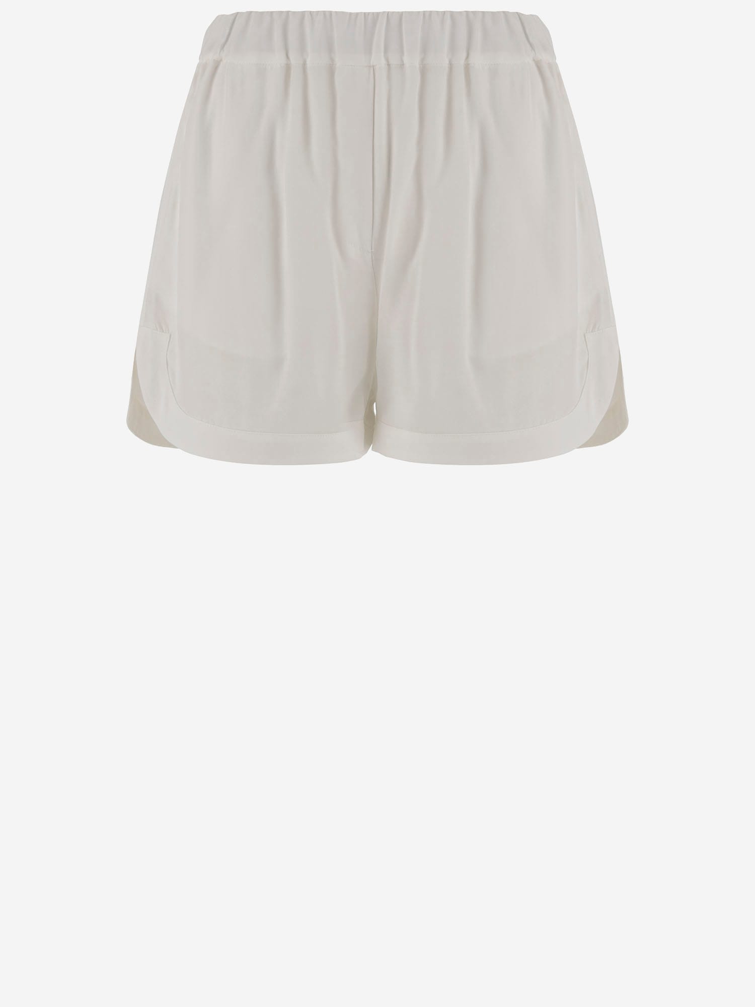 Linen And Viscose Short Pants