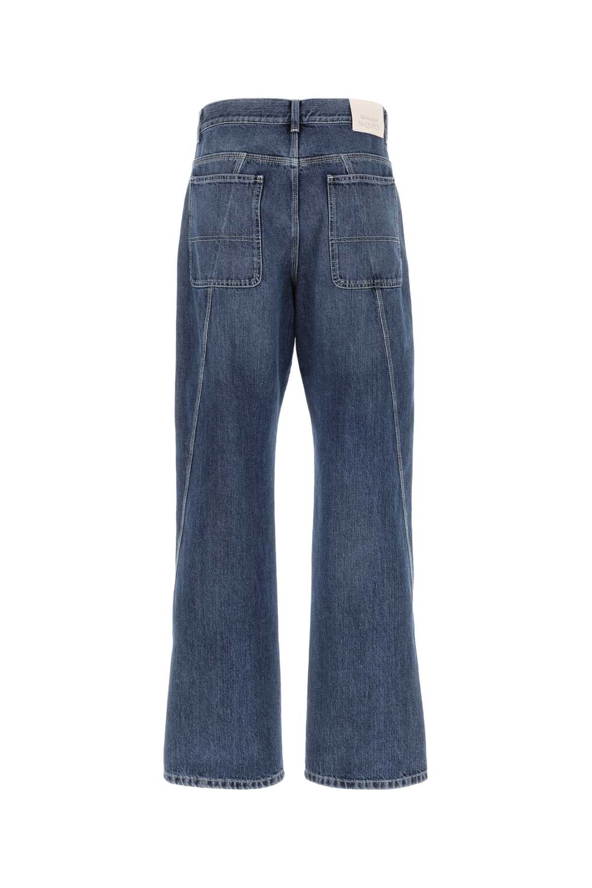 Alexander Mcqueen Denim Jeans In 4001