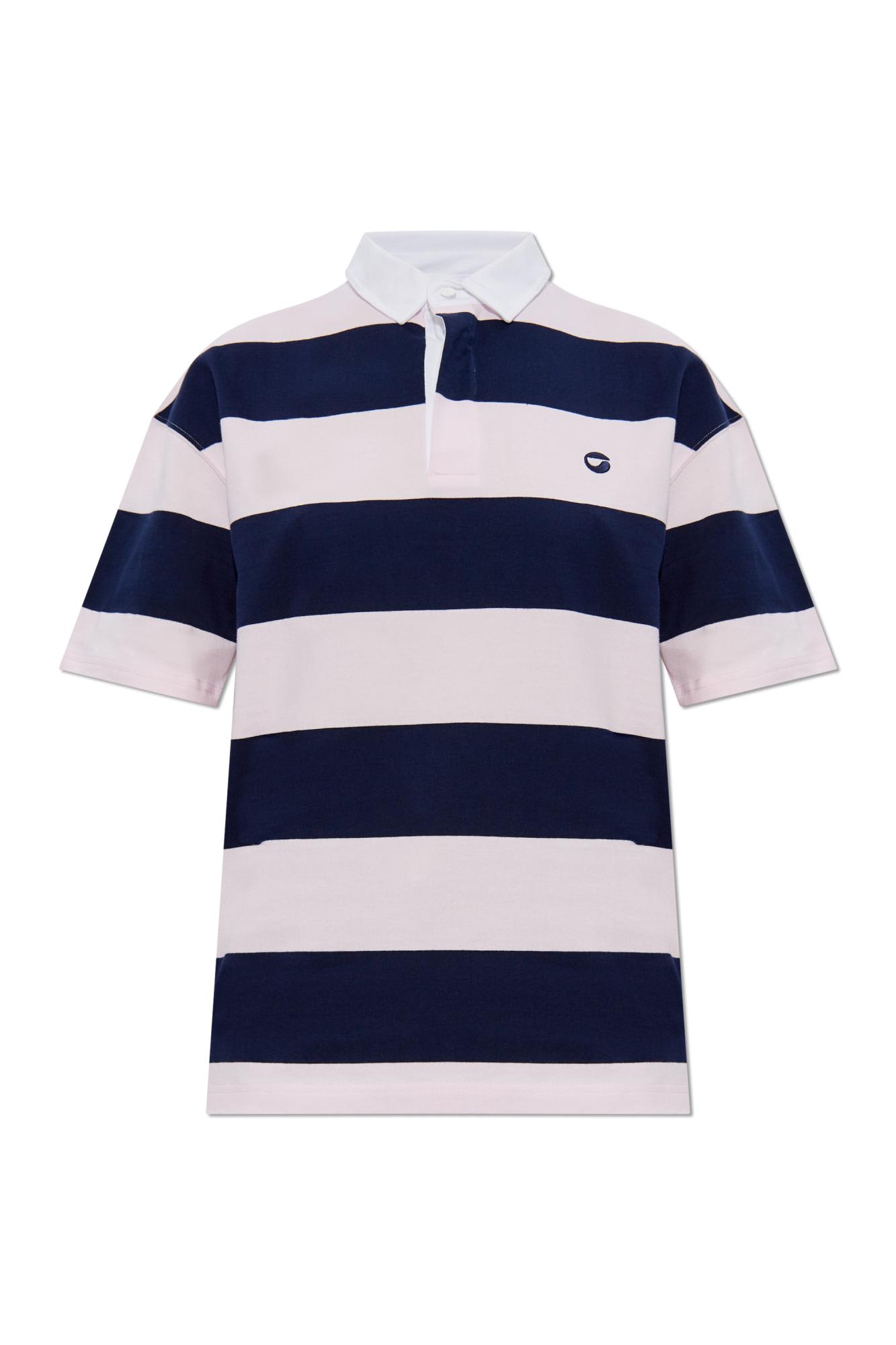 Striped Cotton Polo Shirt