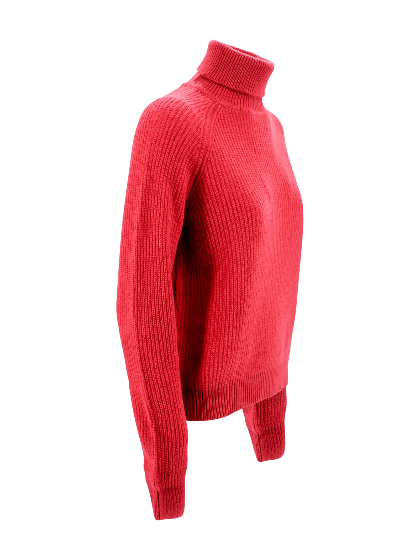 Shop Be You Ribbed Turtleneck In Red