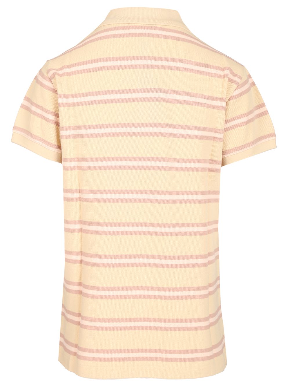 Shop Maison Kitsuné Polo With Multi Stripes Motif