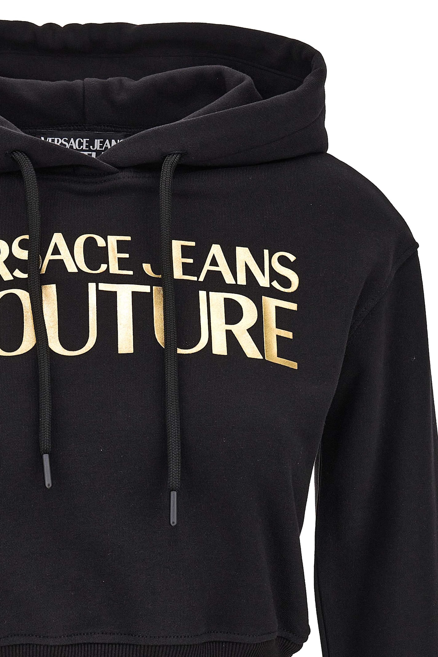 Shop Versace Jeans Couture Black Sweatshirt