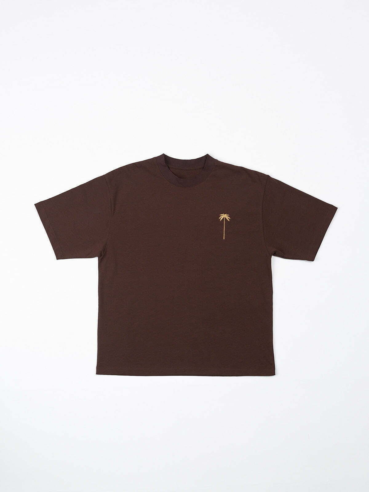 Silted Palm Premium T-shirt Brown