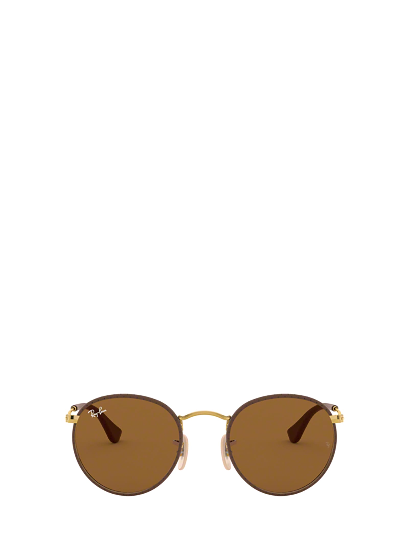Ray-Ban Ray-ban Rb3475q Leather Brown Sunglasses
