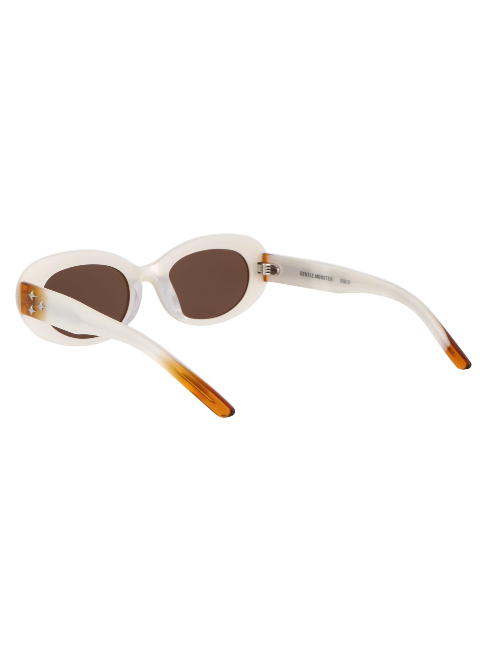 Shop Gentle Monster Eve Sunglasses In Wc6 White