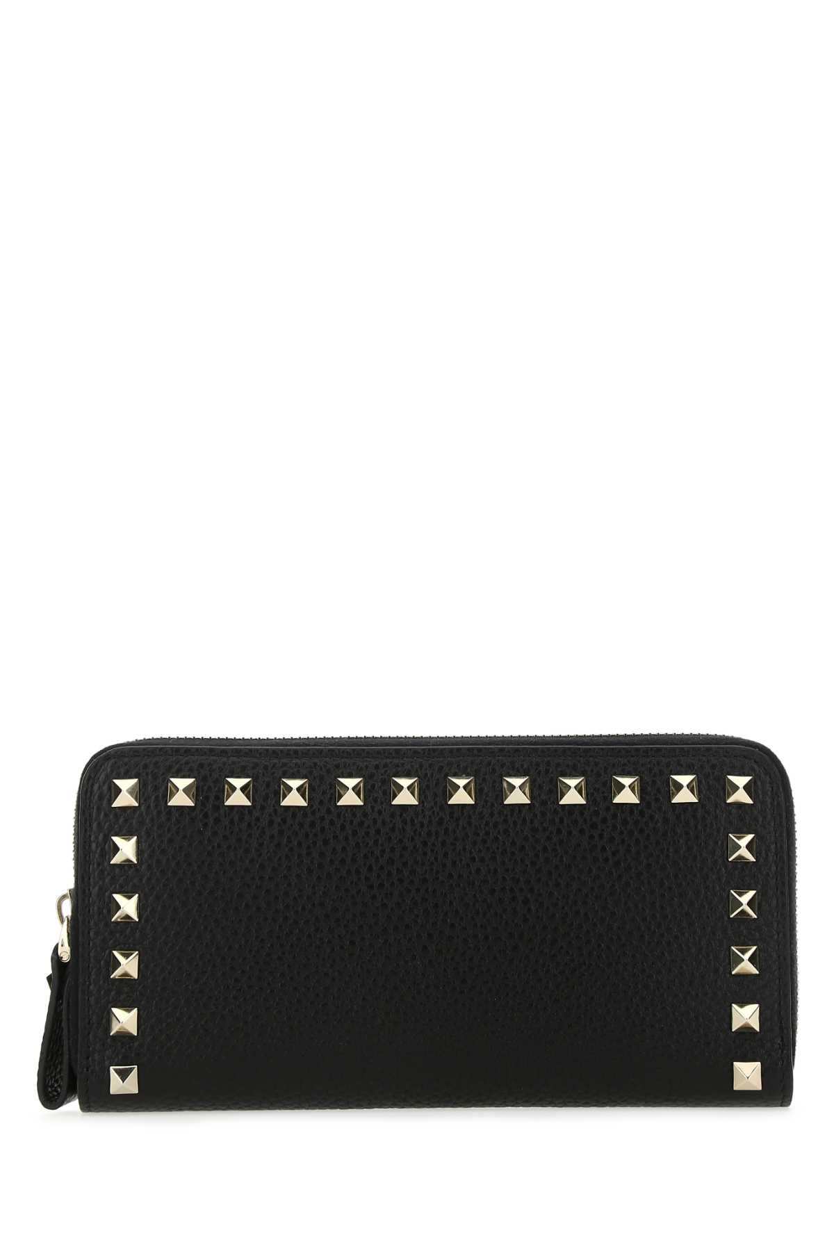 Valentino Garavani Black Leather Wallet