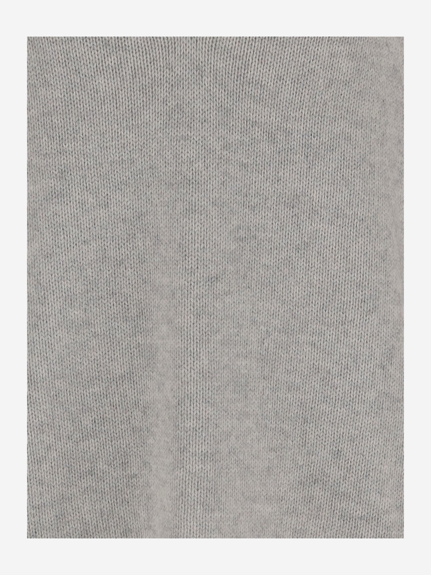 Allude Cotton And Cashmere Sweater In Grey