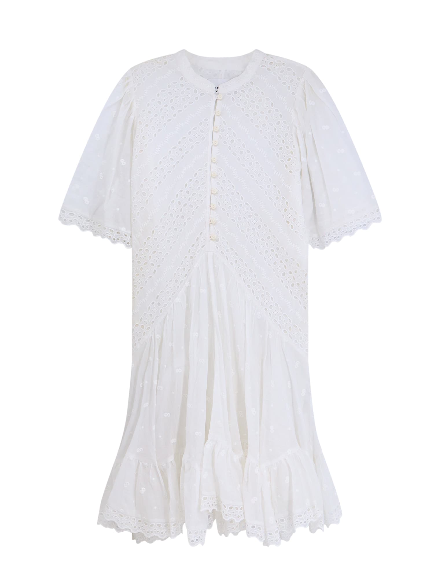 Shop Marant Etoile Slayae Dress In White