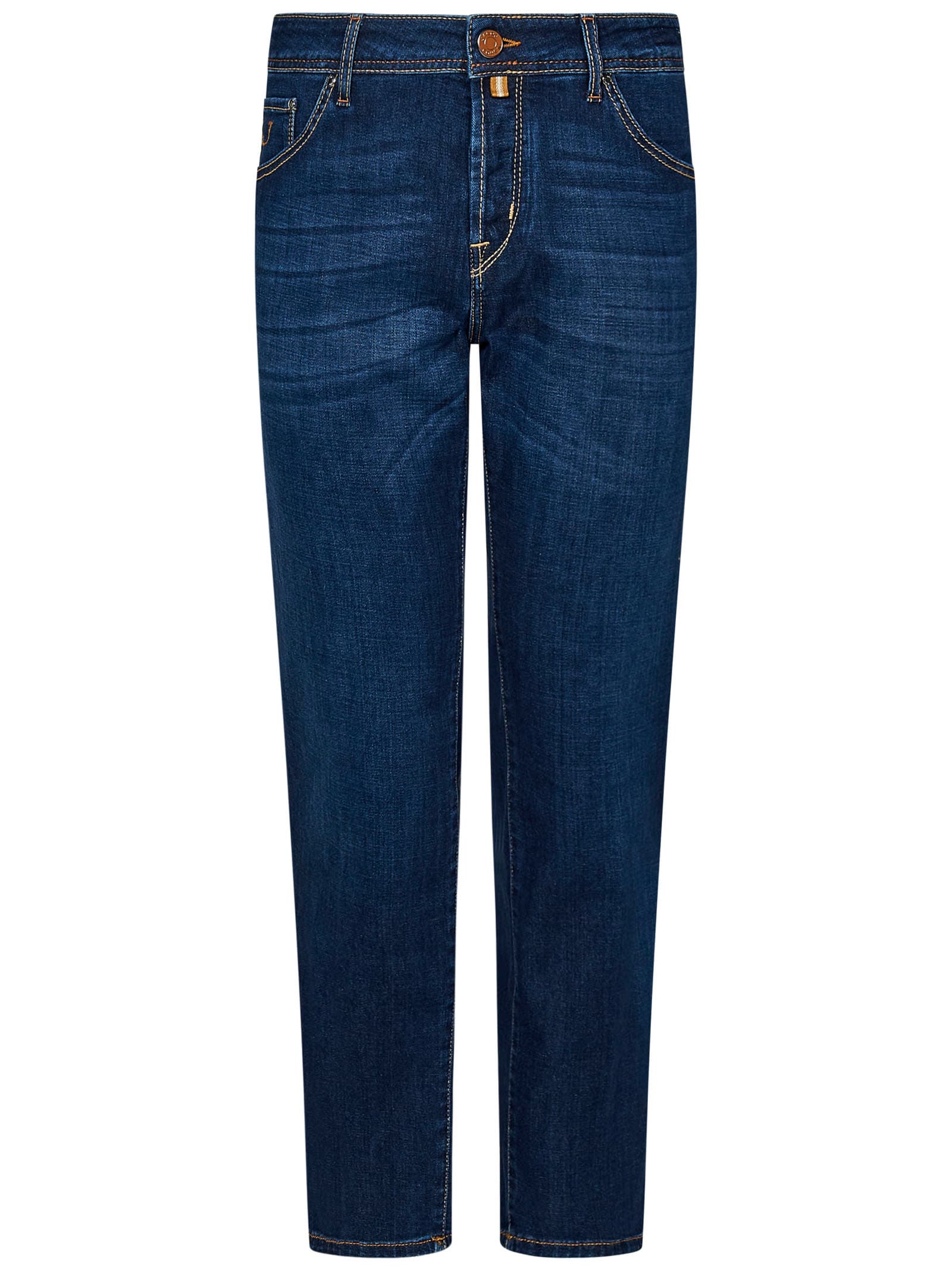 Shop Jacob Cohen Scott Jeans In Blue