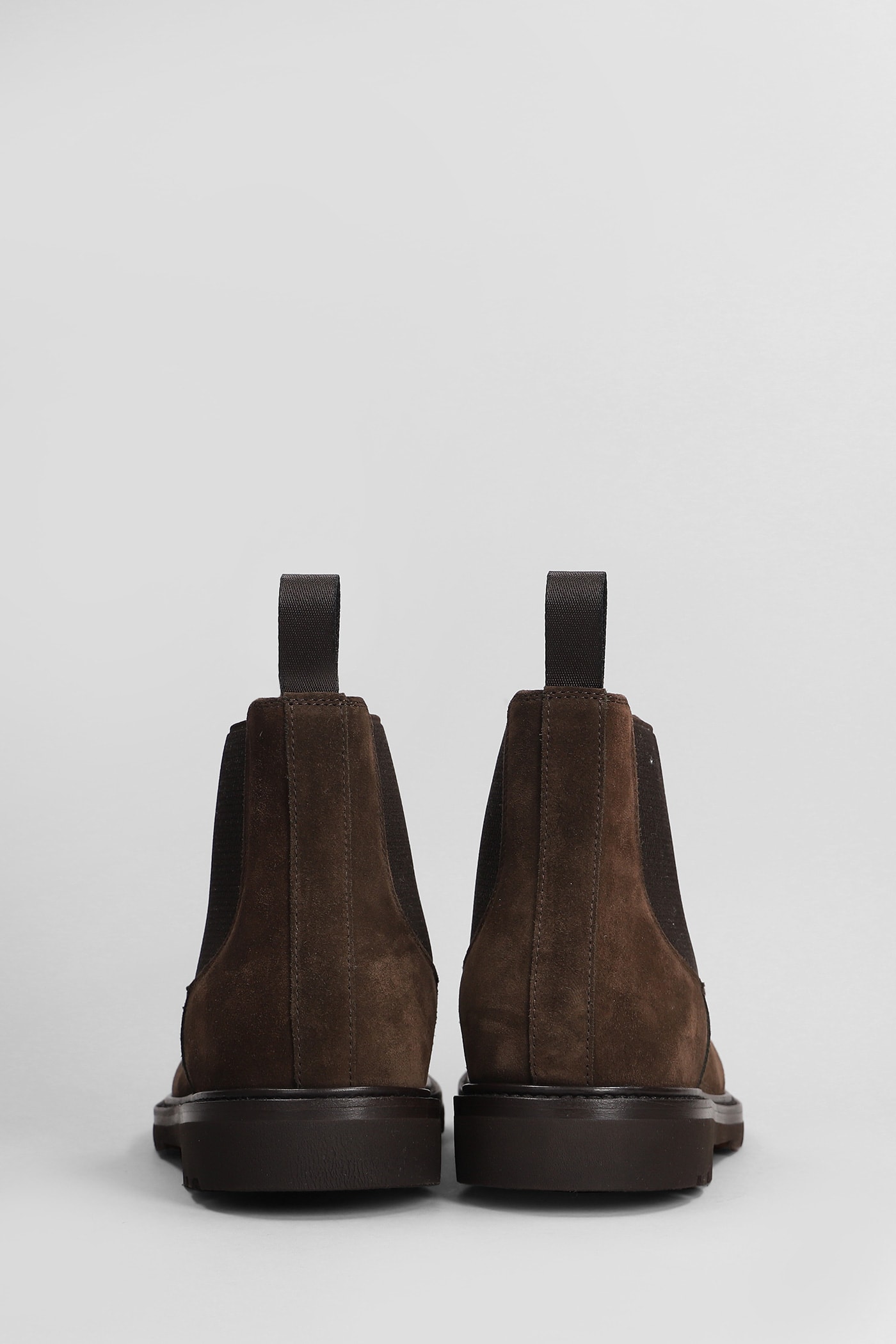 Shop Henderson Baracco Ankle Boots In Brown Suede