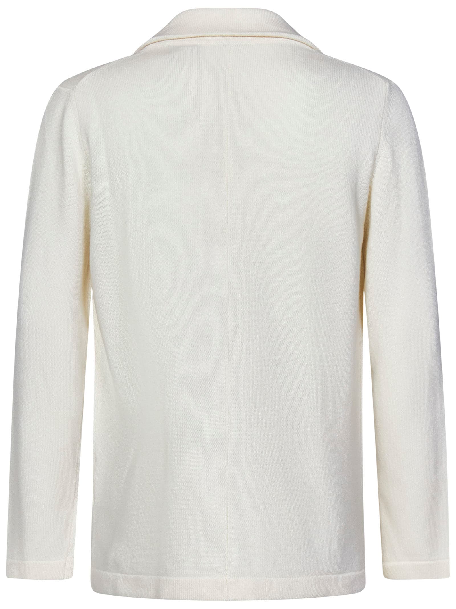 Shop Boglioli Cardigan In White