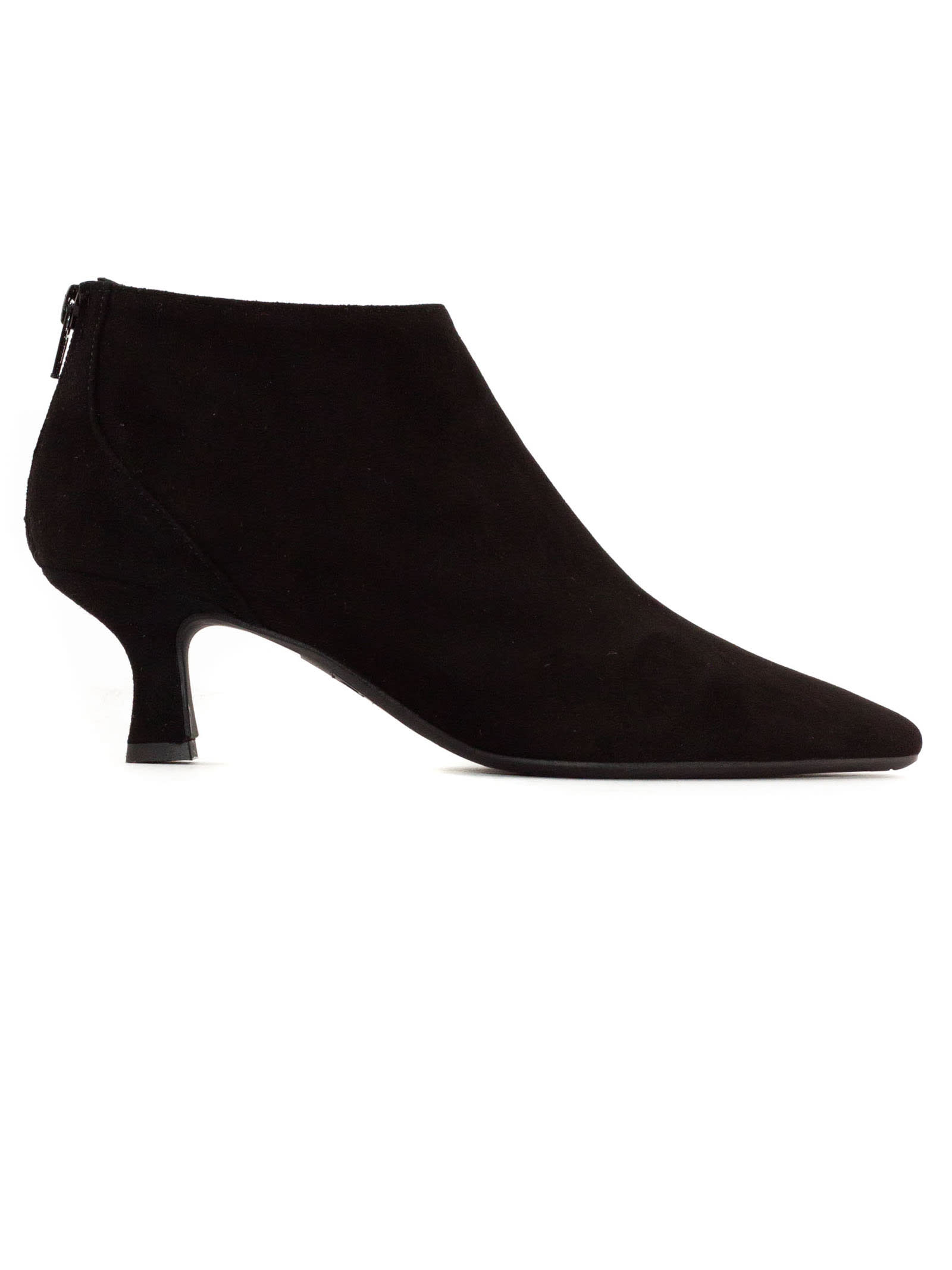 Black Suede Zac Ankle Boots