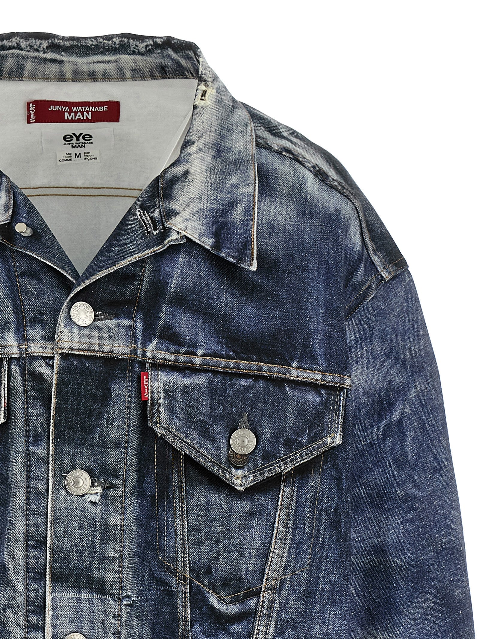 Junya Watanabe Levi's® Denim Effect Jacket In Blue