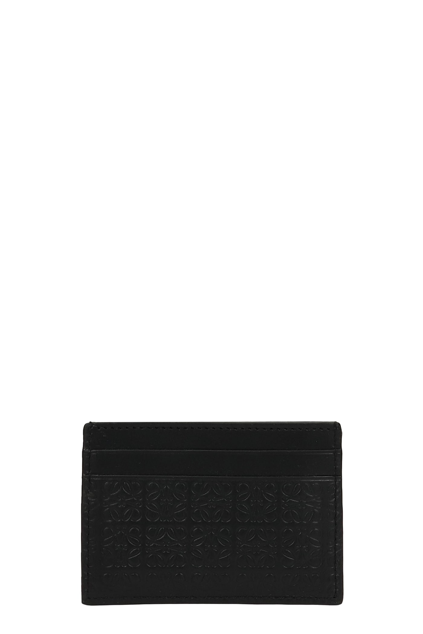 Loewe Wallet In Black Leather