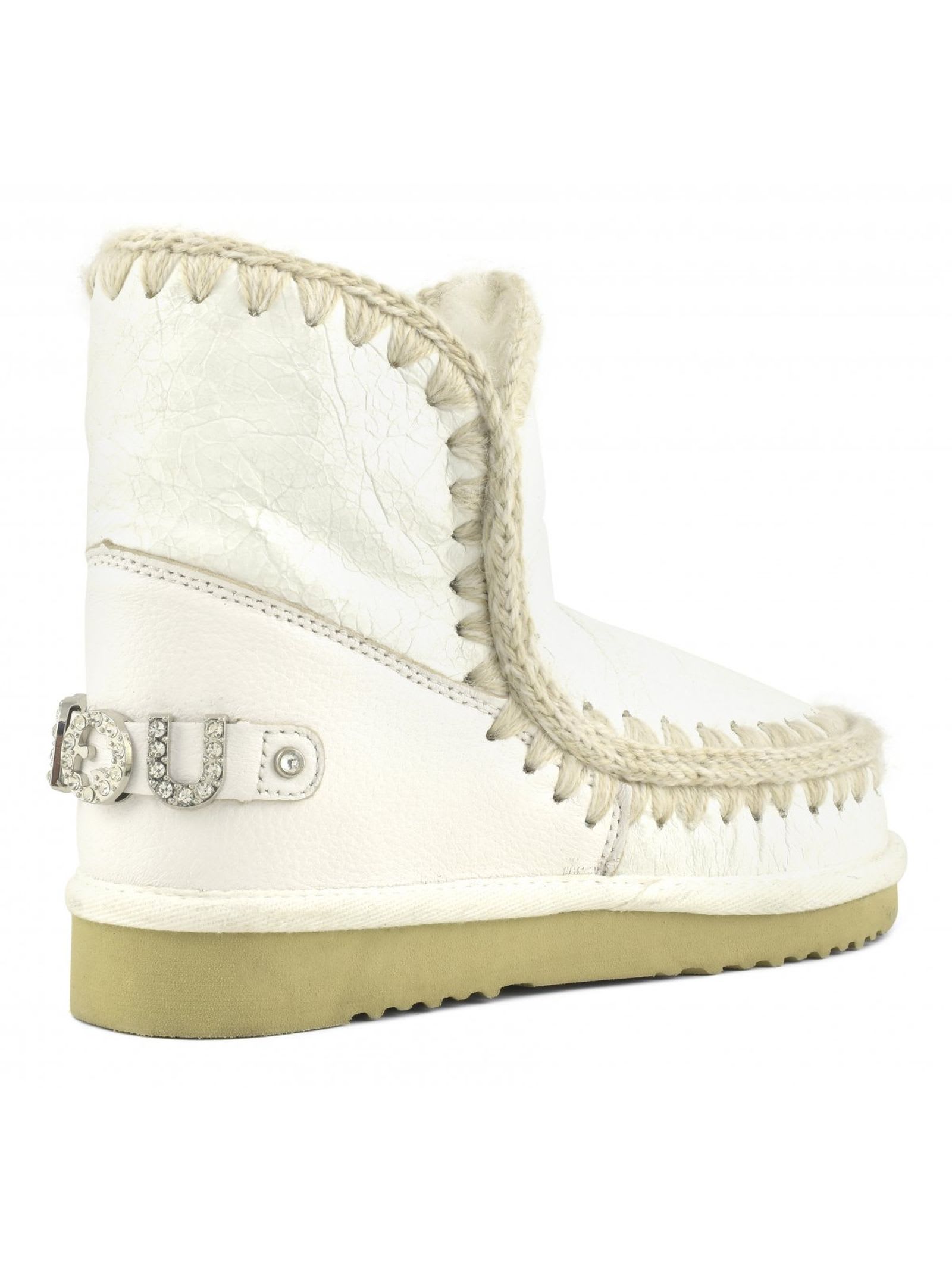 MOU WHITE SHEEPSKIN ESKIMO 18 
