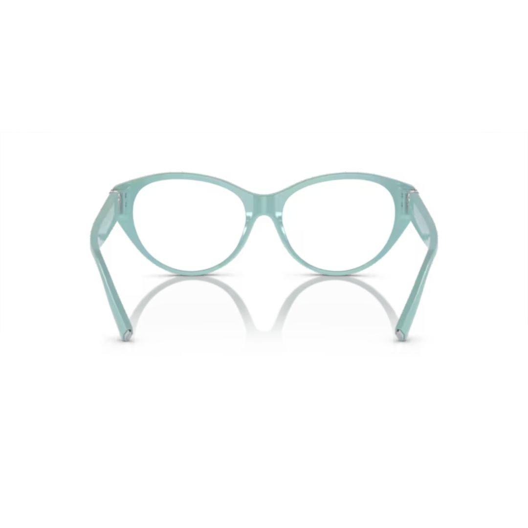 Shop Tiffany &amp; Co. Oval Frame Glasses In 8388